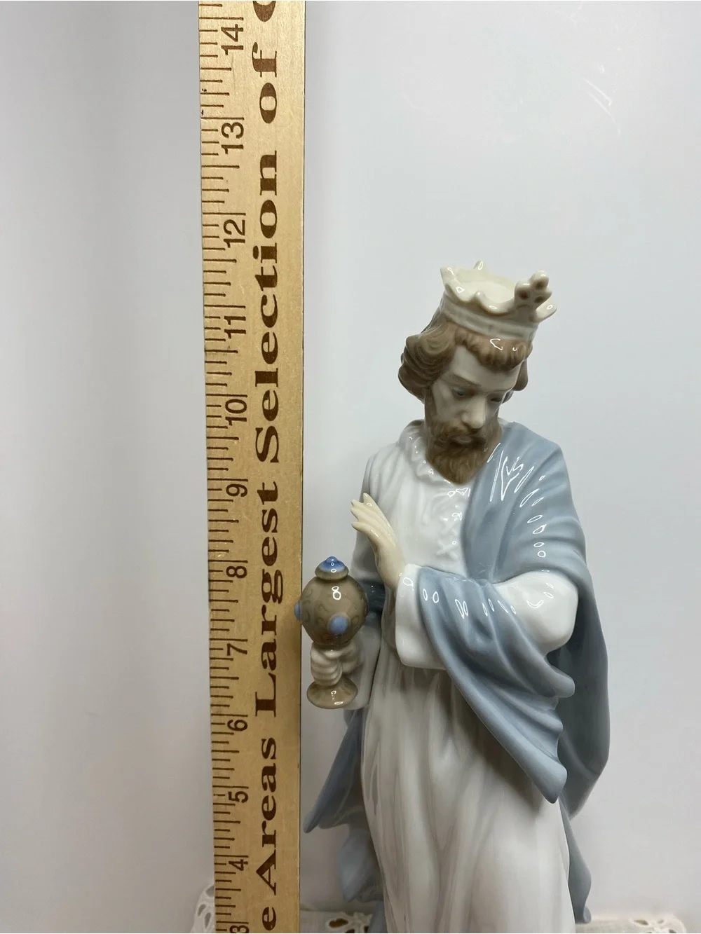 Nap by Lladro Nativity Porcelain Figurine KING GASPAR WITH CUP Christmas 00412